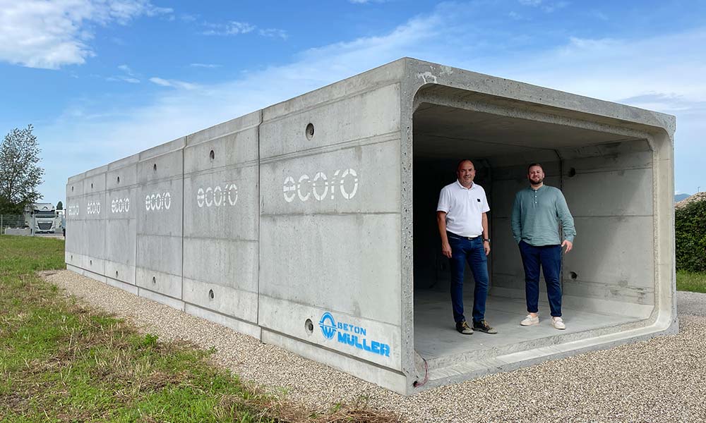 Ecoro Gütertransport der Zukunft gemeinsam mit Beton Müller