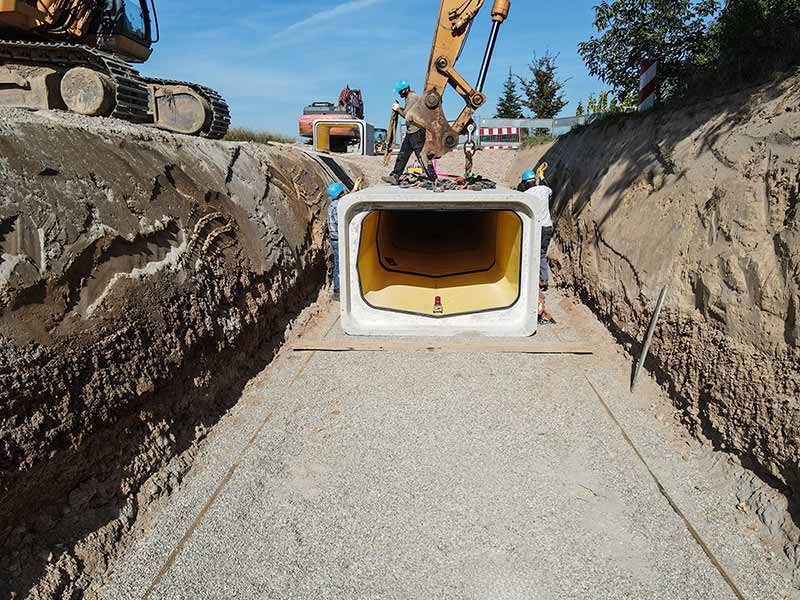 Wirtschaftlicher Stauraumkanal